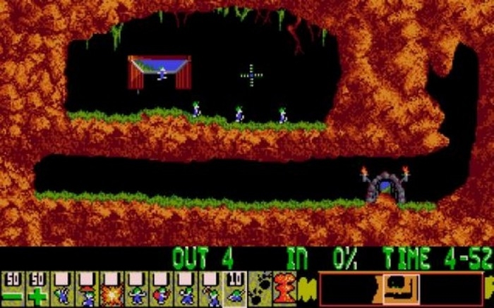 Скриншот из игры Holiday Lemmings 1993 под номером 5