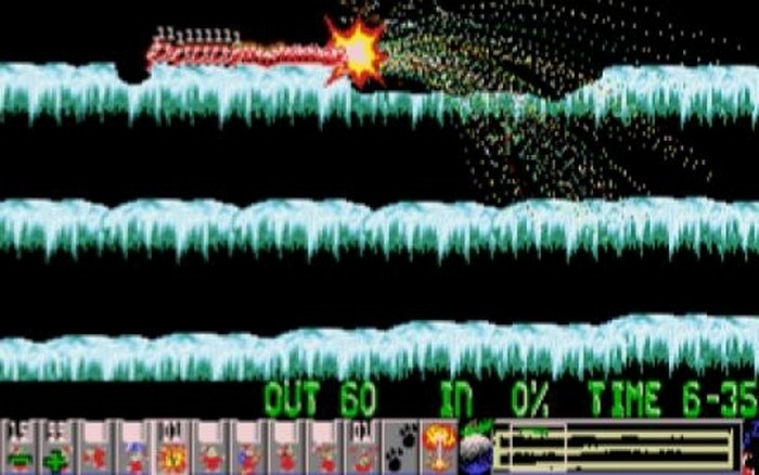 Скриншот из игры Holiday Lemmings 1993 под номером 7
