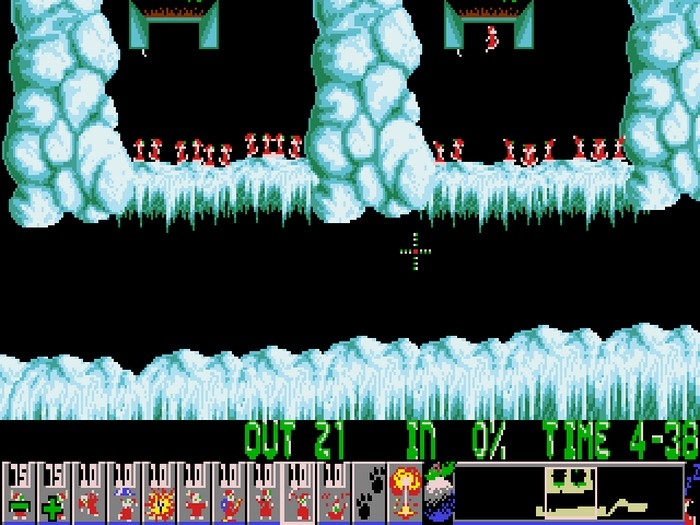 Скриншот из игры Holiday Lemmings 1993 под номером 9