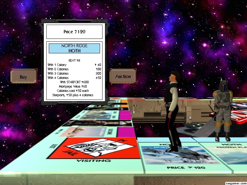 Скриншот из игры Star Wars Monopoly под номером 4