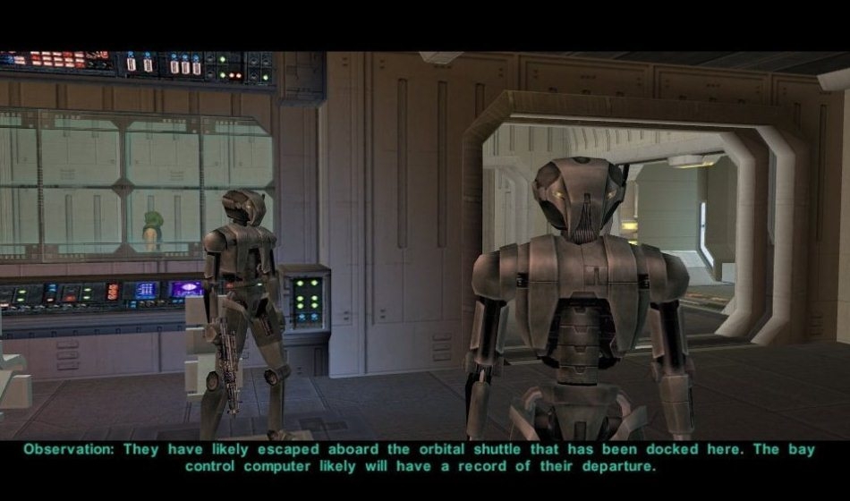 Скриншот из игры Star Wars: Knights of the Old Republic II - The Sith Lords под номером 71