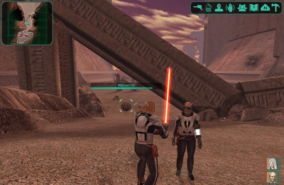 Скриншот из игры Star Wars: Knights of the Old Republic II - The Sith Lords под номером 73
