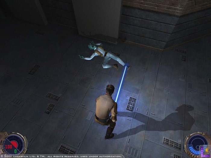 Скриншот из игры Star Wars: Jedi Knight II: Jedi Outcast под номером 7
