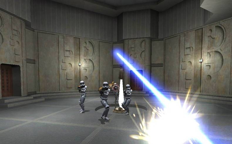 Скриншот из игры Star Wars: Jedi Knight II: Jedi Outcast под номером 9