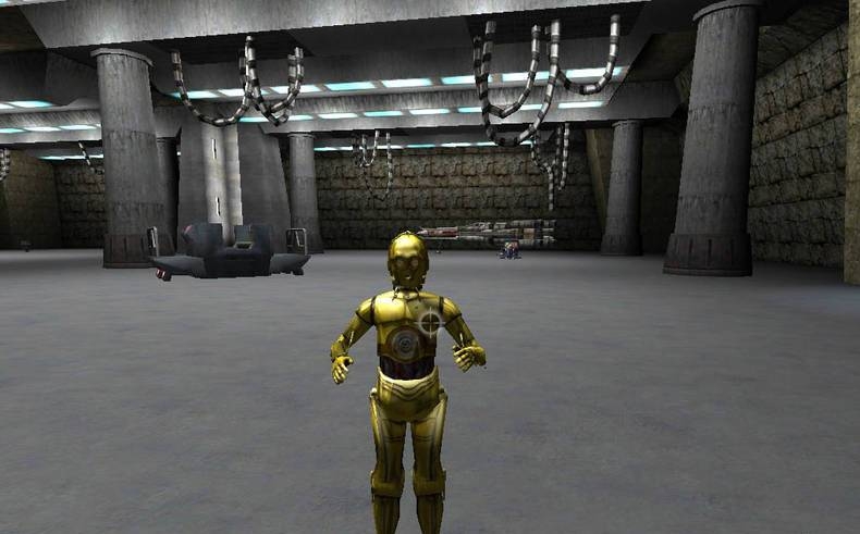 Скриншот из игры Star Wars: Jedi Knight II: Jedi Outcast под номером 97