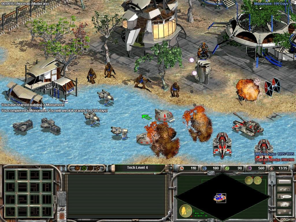 Скриншот из игры Star Wars: Galactic Battlegrounds под номером 3