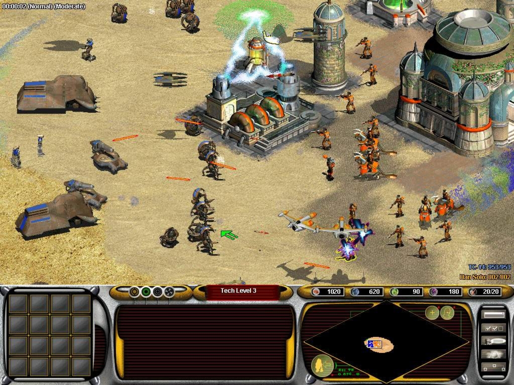 Скриншот из игры Star Wars: Galactic Battlegrounds под номером 5