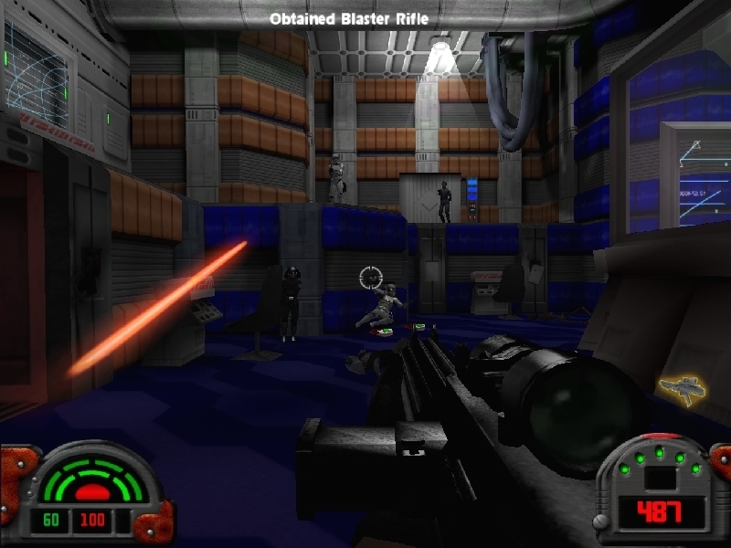 Скриншот из игры Star Wars: Dark Forces под номером 1