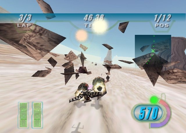 Скриншот из игры Star Wars: Episode I Racer под номером 12