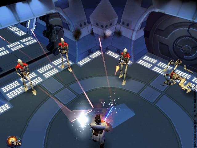 Скриншот из игры Star Wars: Episode I The Phantom Menace под номером 4
