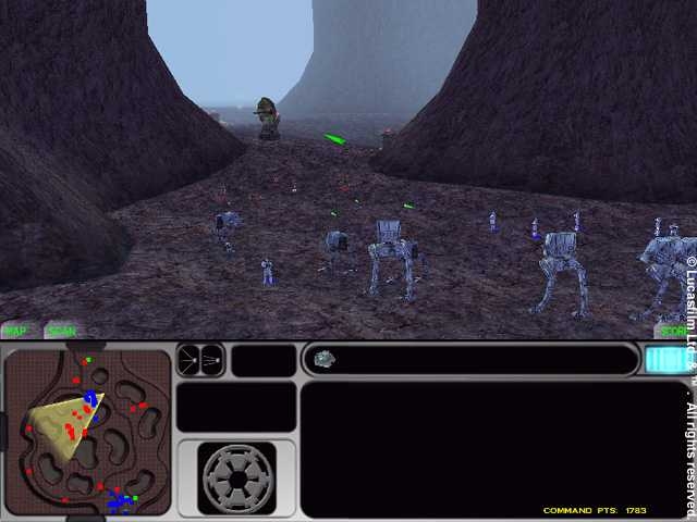 Скриншот из игры Star Wars: Force Commander под номером 10