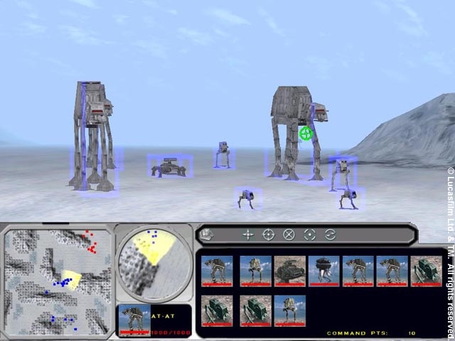 Скриншот из игры Star Wars: Force Commander под номером 2