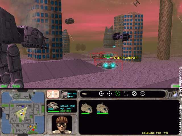 Скриншот из игры Star Wars: Force Commander под номером 5