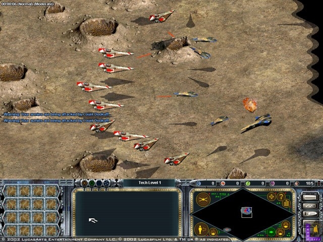 Скриншот из игры Star Wars: Galactic Battlegrounds Clone - Campaigns под номером 1