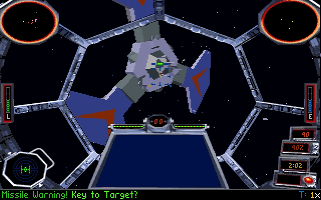 Скриншот из игры Star Wars: TIE Fighter под номером 10