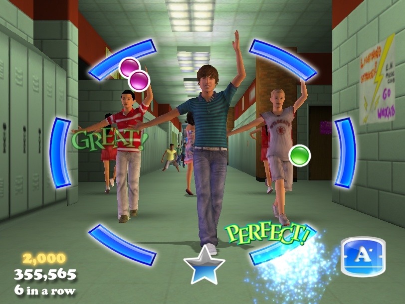Скриншот из игры High School Musical 3: Senior Year DANCE! под номером 4