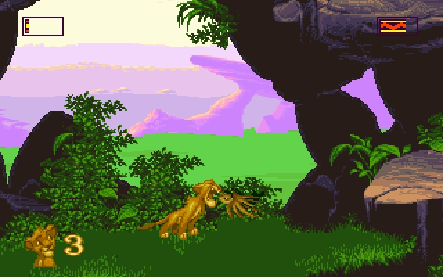 Скриншот из игры Lion King, The под номером 2
