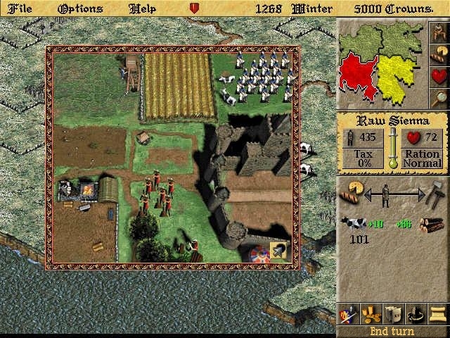 Скриншот из игры Lords of the Realm 2: Siege Pack под номером 2
