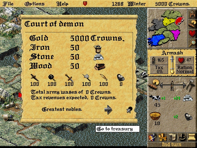 Скриншот из игры Lords of the Realm 2: Siege Pack под номером 26