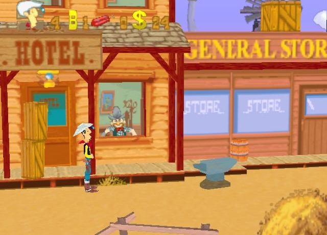 Скриншот из игры Lucky Luke on the Daltons