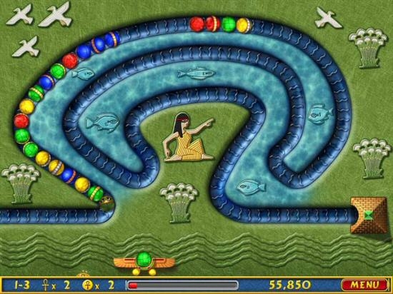 Скриншот из игры Luxor под номером 2
