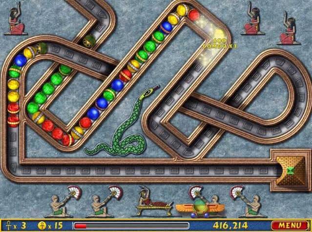 Скриншот из игры Luxor под номером 9