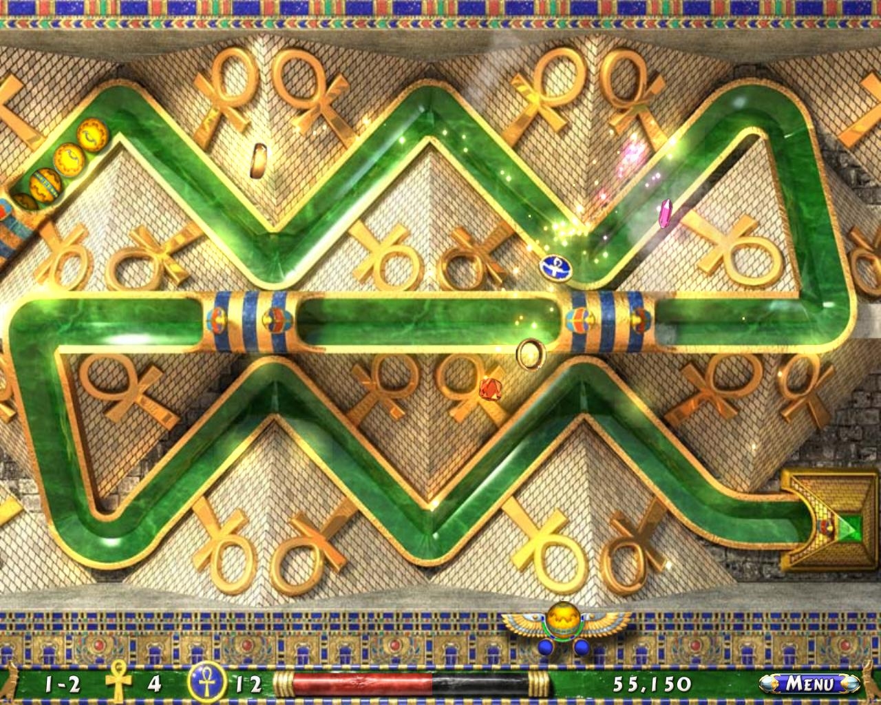 Скриншот из игры Luxor 2 под номером 6