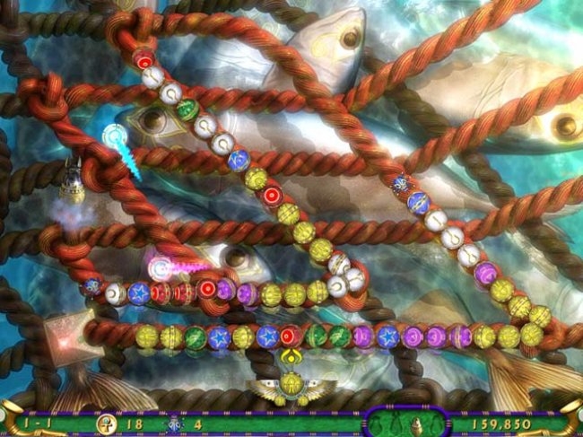Скриншот из игры Luxor 3 под номером 2