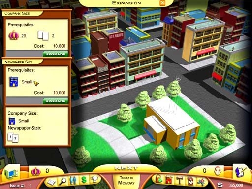 Скриншот из игры Tabloid Tycoon под номером 1