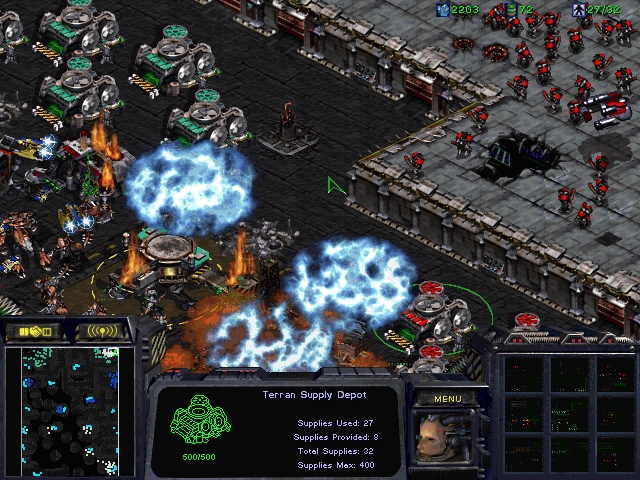 Скриншот из игры StarCraft: Brood War под номером 1