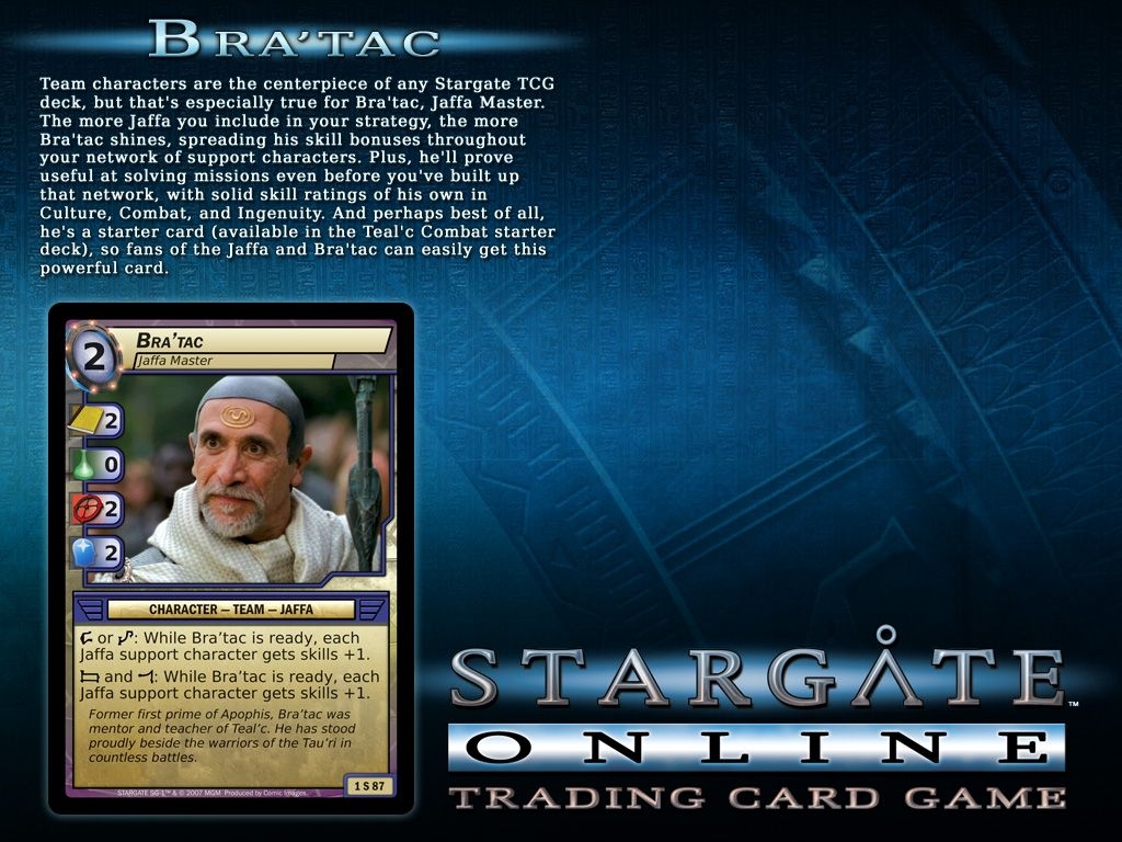 Скриншот из игры Stargate Online Trading Card Game под номером 2
