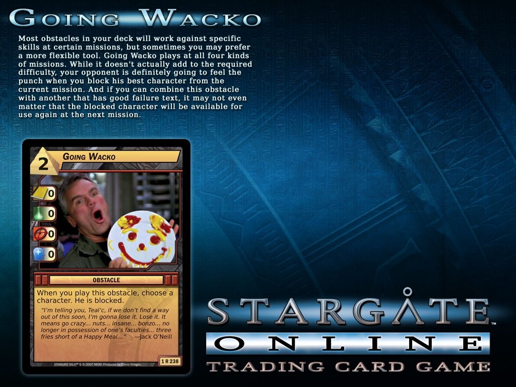Скриншот из игры Stargate Online Trading Card Game под номером 3