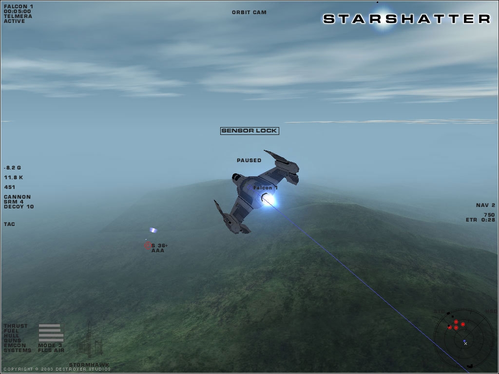 Скриншот из игры Starshatter: The Gathering Storm под номером 20