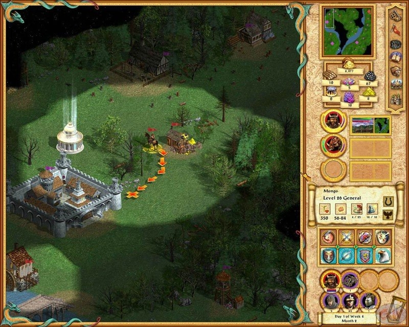 Скриншот из игры Heroes of Might and Magic 4: Winds of War под номером 3