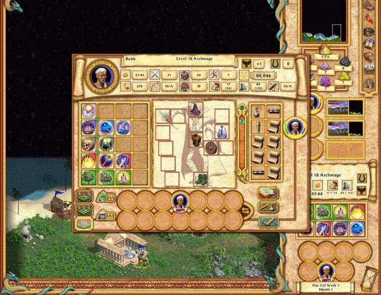 Скриншот из игры Heroes of Might and Magic 4: The Gathering Storm под номером 3