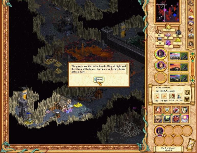 Скриншот из игры Heroes of Might and Magic 4: The Gathering Storm под номером 9