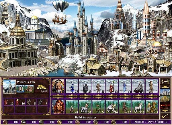 Скриншот из игры Heroes of Might and Magic 3: The Restoration of Erathia под номером 1