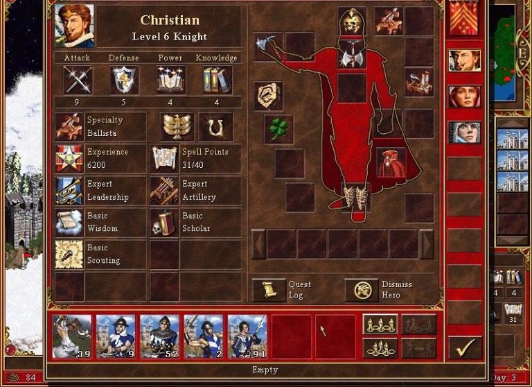 Скриншот из игры Heroes of Might and Magic 3: The Restoration of Erathia под номером 15