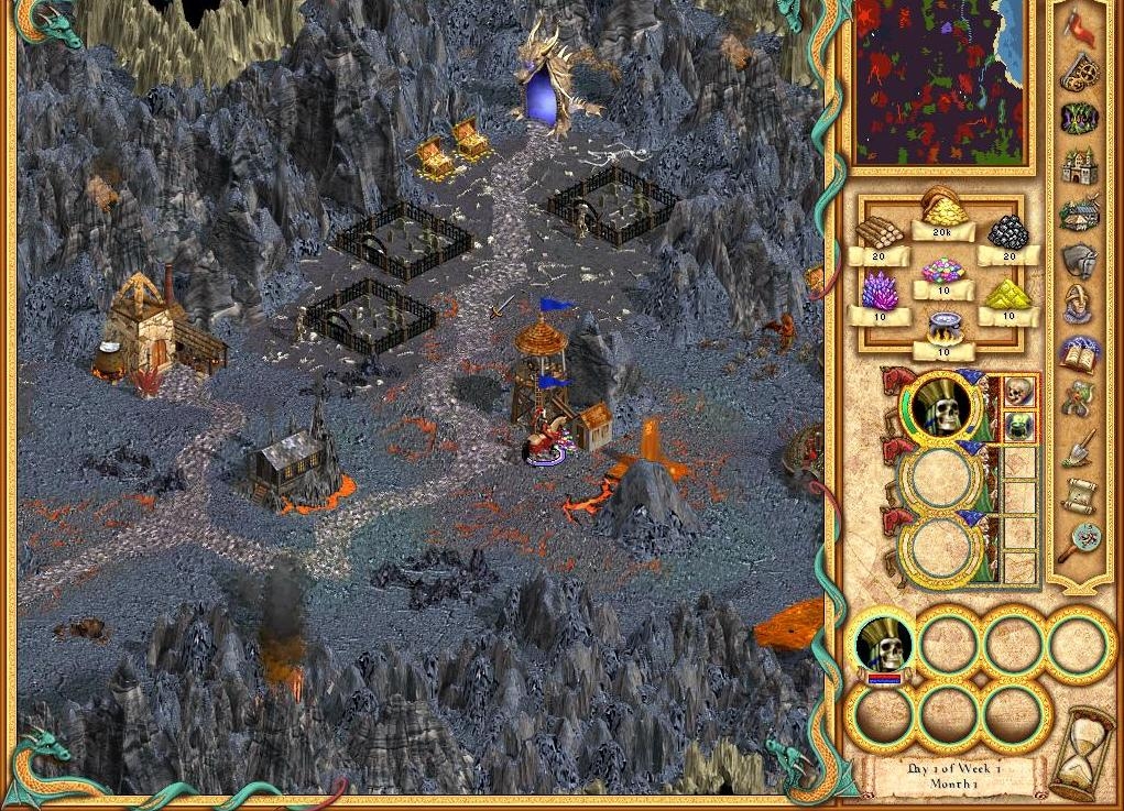 Скриншот из игры Heroes of Might and Magic 4 под номером 26