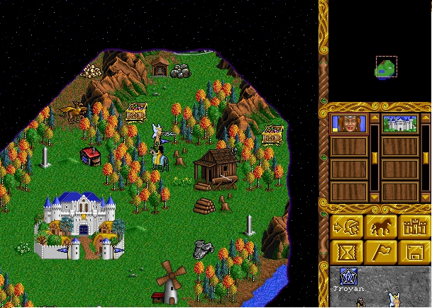 Скриншот из игры Heroes of Might and Magic под номером 1