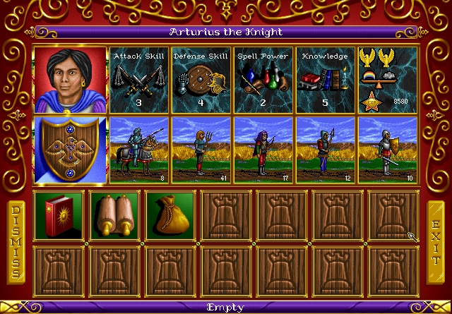 Скриншот из игры Heroes of Might and Magic под номером 3