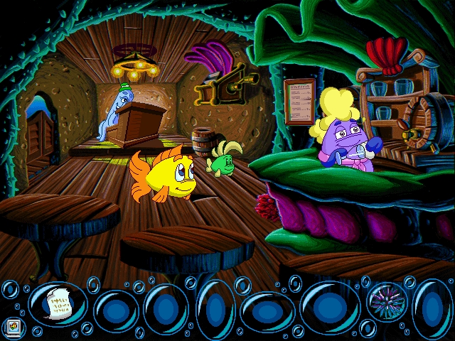 Скриншот из игры Freddi Fish 4: The Case of Hogfish Rustlers of Briny Gulch под номером 1