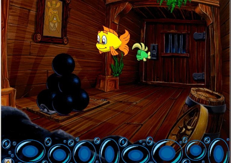 Скриншот из игры Freddi Fish 4: The Case of Hogfish Rustlers of Briny Gulch под номером 11