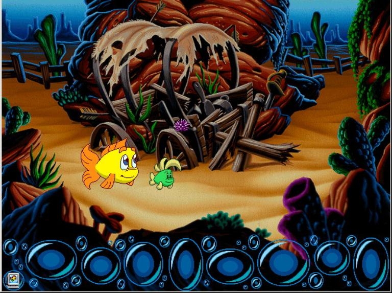 Скриншот из игры Freddi Fish 4: The Case of Hogfish Rustlers of Briny Gulch под номером 3