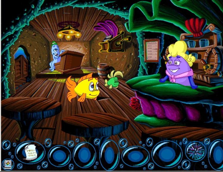 Скриншот из игры Freddi Fish 4: The Case of Hogfish Rustlers of Briny Gulch под номером 5