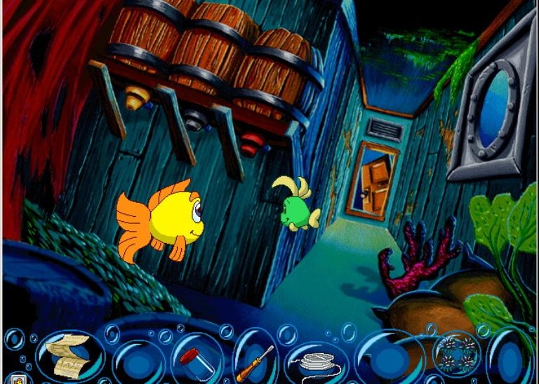 Скриншот из игры Freddi Fish 4: The Case of Hogfish Rustlers of Briny Gulch под номером 8