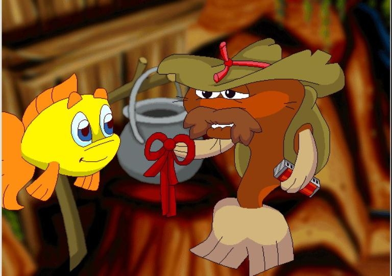 Скриншот из игры Freddi Fish 4: The Case of Hogfish Rustlers of Briny Gulch под номером 9