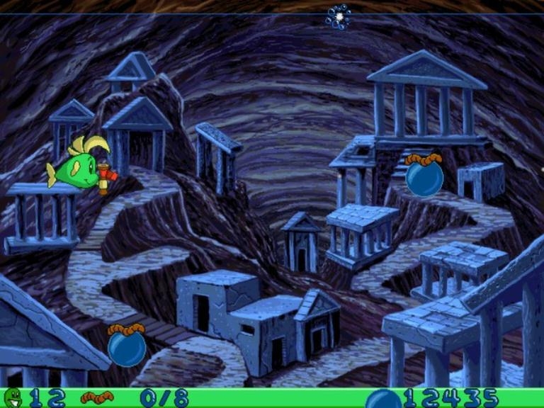 Скриншот из игры Freddi Fish and Luther