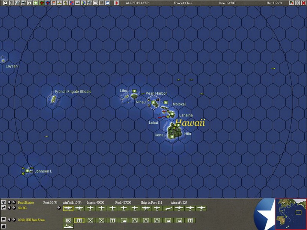 Скриншот из игры War in the Pacific: The Struggle Against Japan 1941-1945! под номером 13