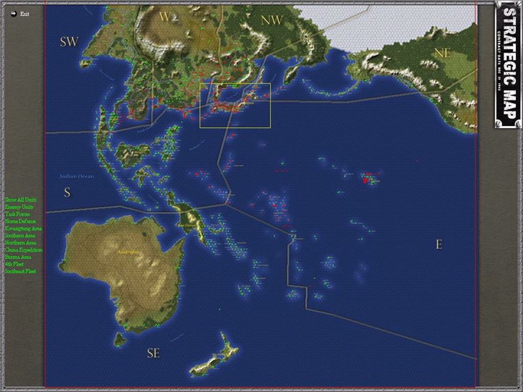 Скриншот из игры War in the Pacific: The Struggle Against Japan 1941-1945! под номером 16